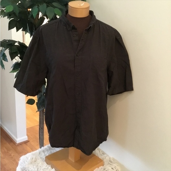 H&m XL soft black short sleeve top not sure if its a mens or womans - Picture 1 of 11